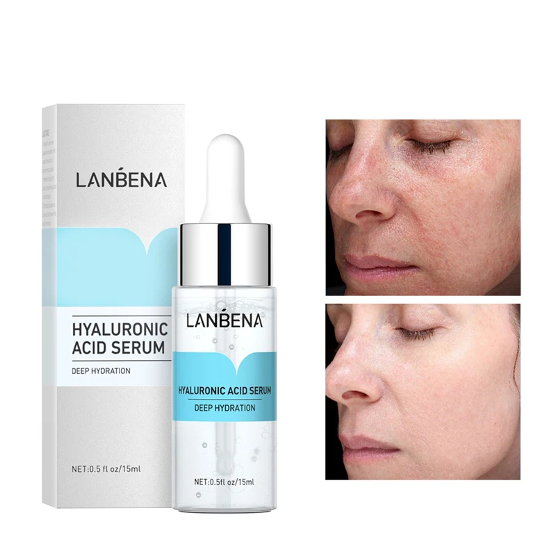 

10Pcs Hyaluronic Acid Serum Moisturizing Brightening Face Essence Skin Care Shrink Pore Anti Ages Cream For Dry Facial Skin