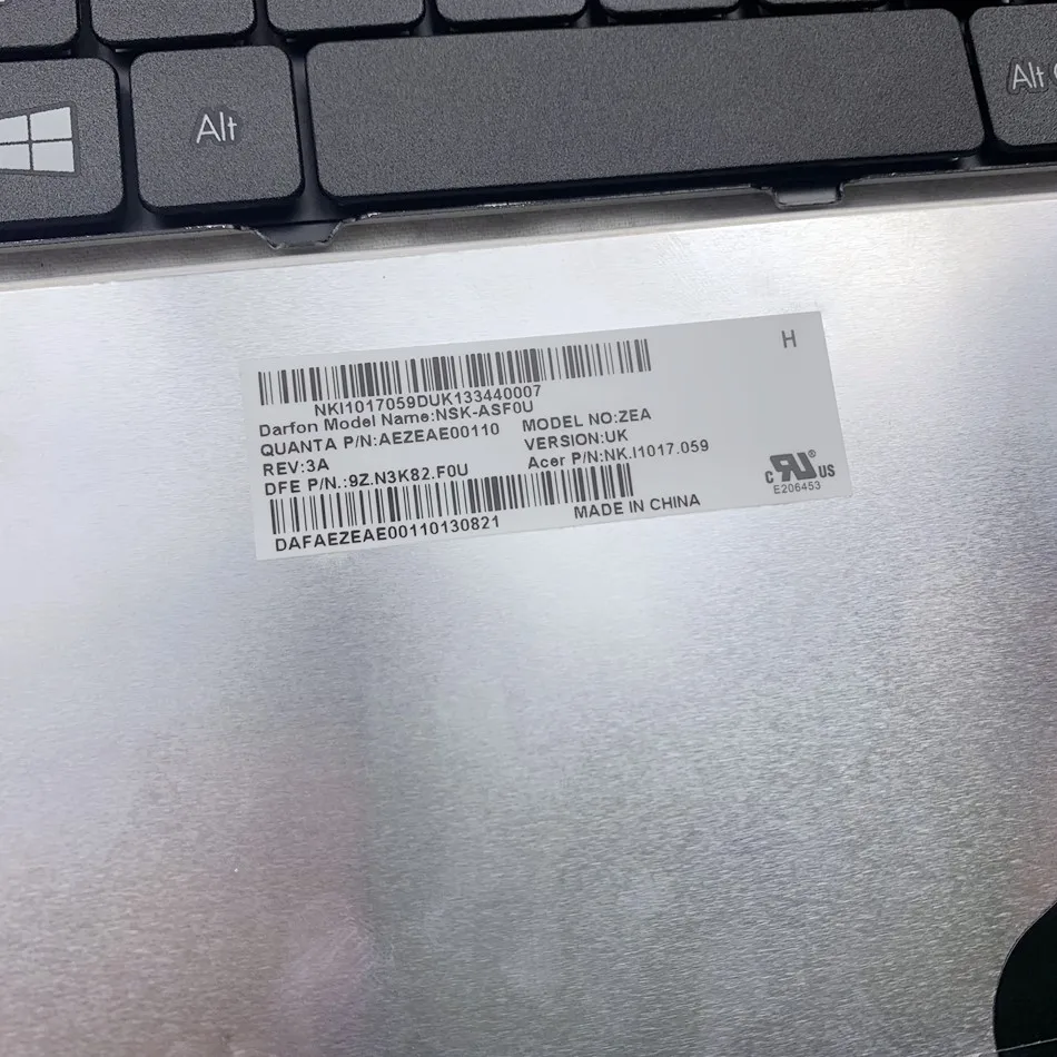 Клавиатура UK для Acer Aspire One D255 D260 D257 D270 D255E 522 AOD257 AOD260 AO521 AO532 AO533 532 532H 521 533 Разметка -1.