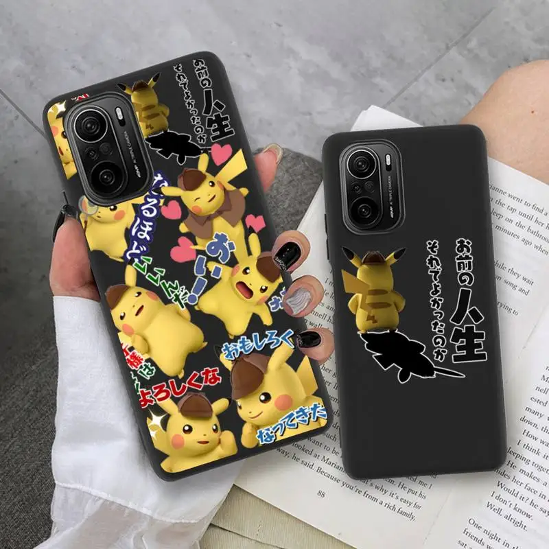 

Cute Cartoon Pokemon Pikachu Phone Case for Xiaomi Mi Note 11 10 9 8 6X 11X Lite 9T CC9 Pro SE