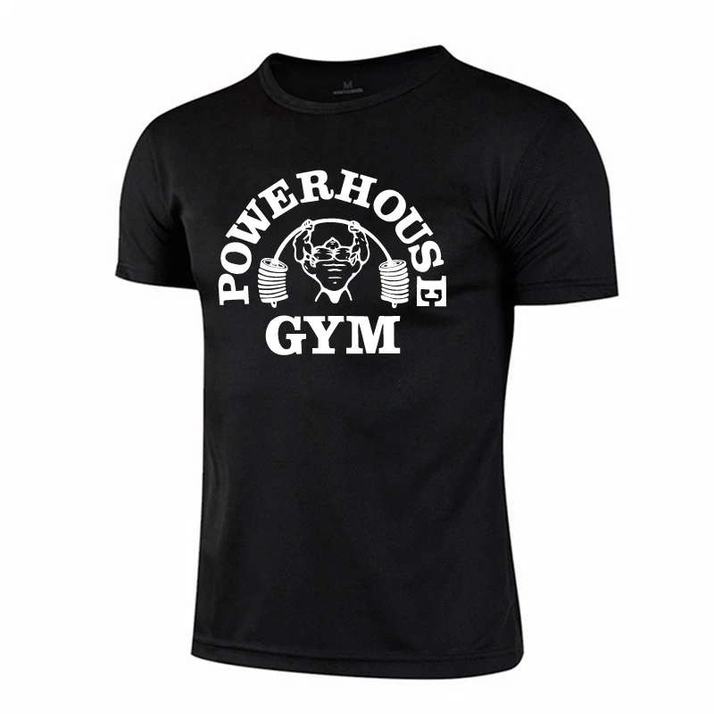 

Быстросохнущая летняя футболка для мужчин и женщин, дышащие спортивные топы, приятная для кожи и удобная футболка с принтом тяжелой атлетики