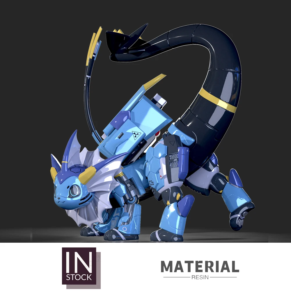 Фото В наличии: Масштабная модель из смолы 1/10 [MocKing] - Vaporeon Mechanization [Split RE-MENT] №5