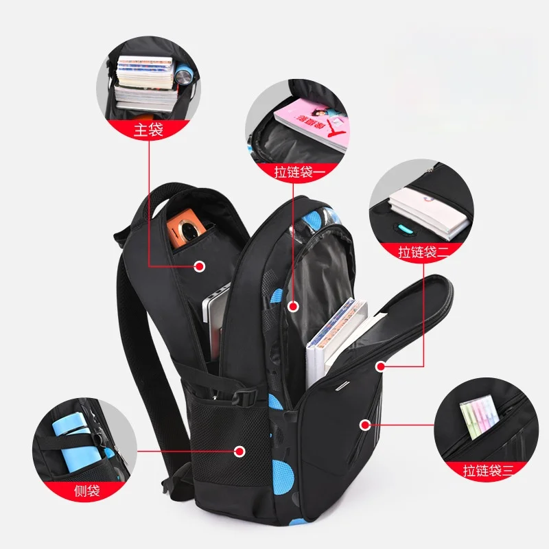 2022 waterproof Children School Bag Boys Orthopedic School Backpacks travel laptop backpack kids bags Schoolbag mochila escolar