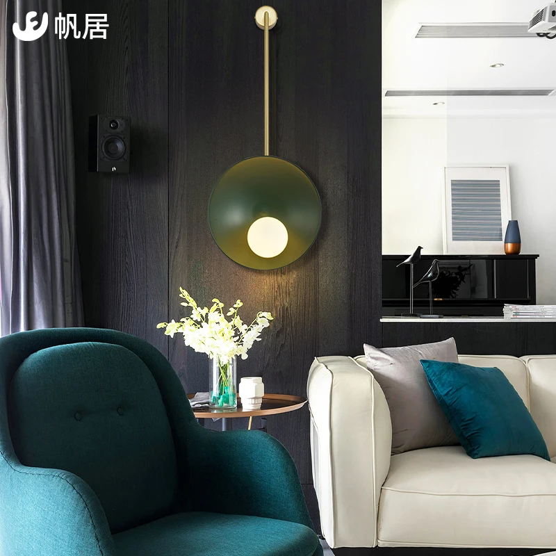 

YY Light Luxury Creative Bedroom Bedside Lamp Designer Simple Corridor Aisle Light