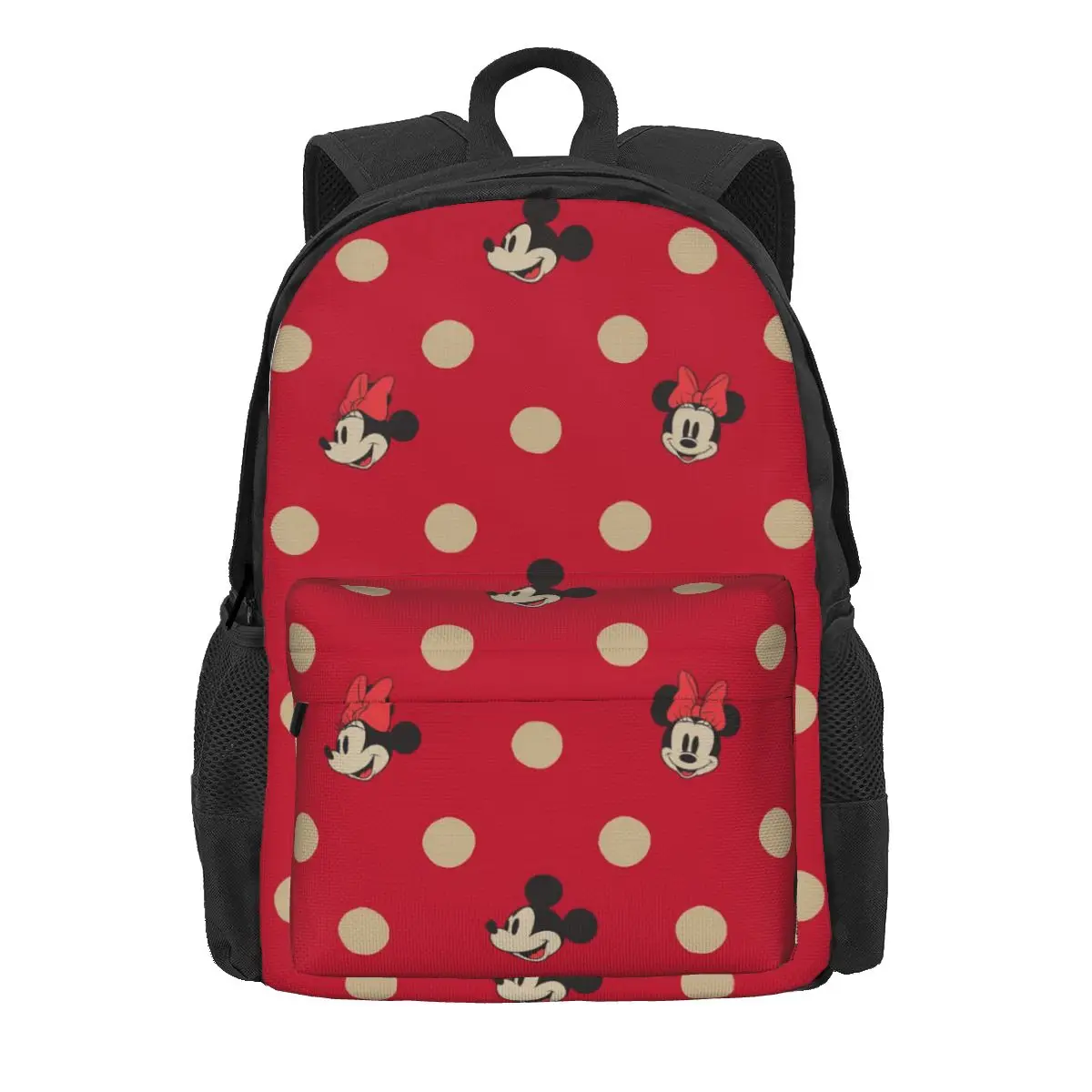 

Disney Mickey Mouse Anime Cartoon Women Backpack Mochila Classical Children School Bag Laptop Rucksack Teenage Shoulder Bag