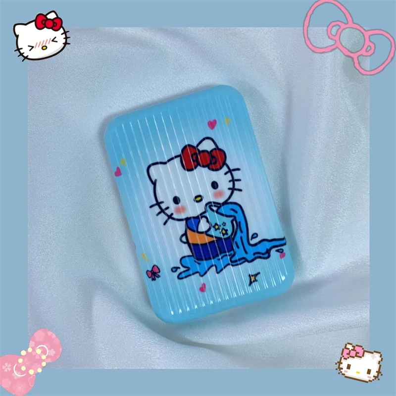 

Blue Bottom KT Cat Suitable For Iphone Magsafe External Battery Protection Case Magnetic Absorption Cute Cartoon Fashion