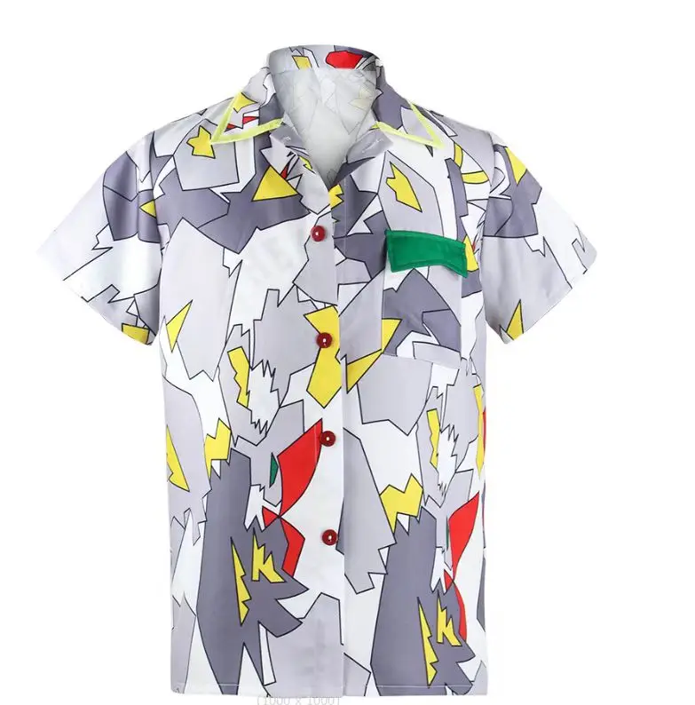 

2022 Strange Tales Stranger ThingsT-Shirts Women's Casual Short Sleeves Shirts Fashion Tops Tees Cool 3D Printed Button Down Shi