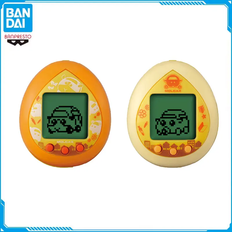 

Tamagotchi Toy PUI PUI Orange/Yellow Funny Kids Electronic Pets Virtual Cyber Pet Interactive Toy Digital Screen Bandai Genuine