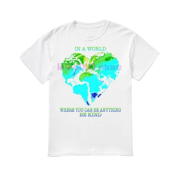 

Брендовая мужская рубашка GILDAN, рубашка с рисунком планеты земли, сердца в мире, где вы можете быть чем-то полезным