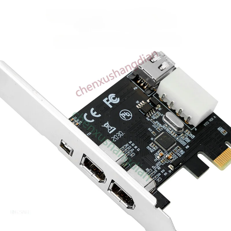 ДЛЯ карты захвата PCIe до 1394 четырехпортовая карта расширения 400/800 1394b 6-контактная