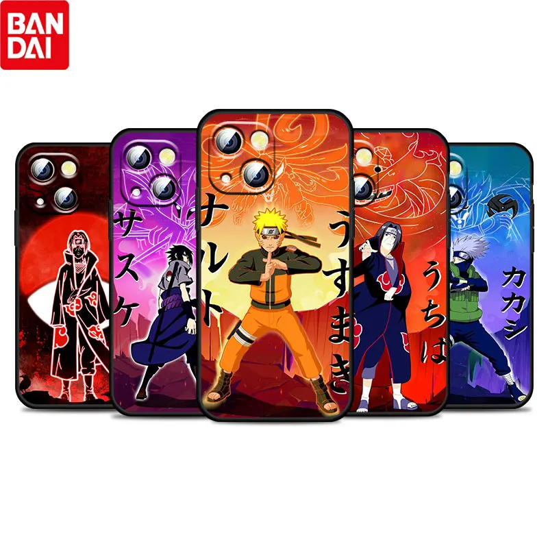 

Naruto Anime Cool Japan For Apple iPhone 13 12 Pro Max Mini 11 Pro XS Max X XR 8 7 6 Plus SE 5S Soft Black Phone Case Coque Capa