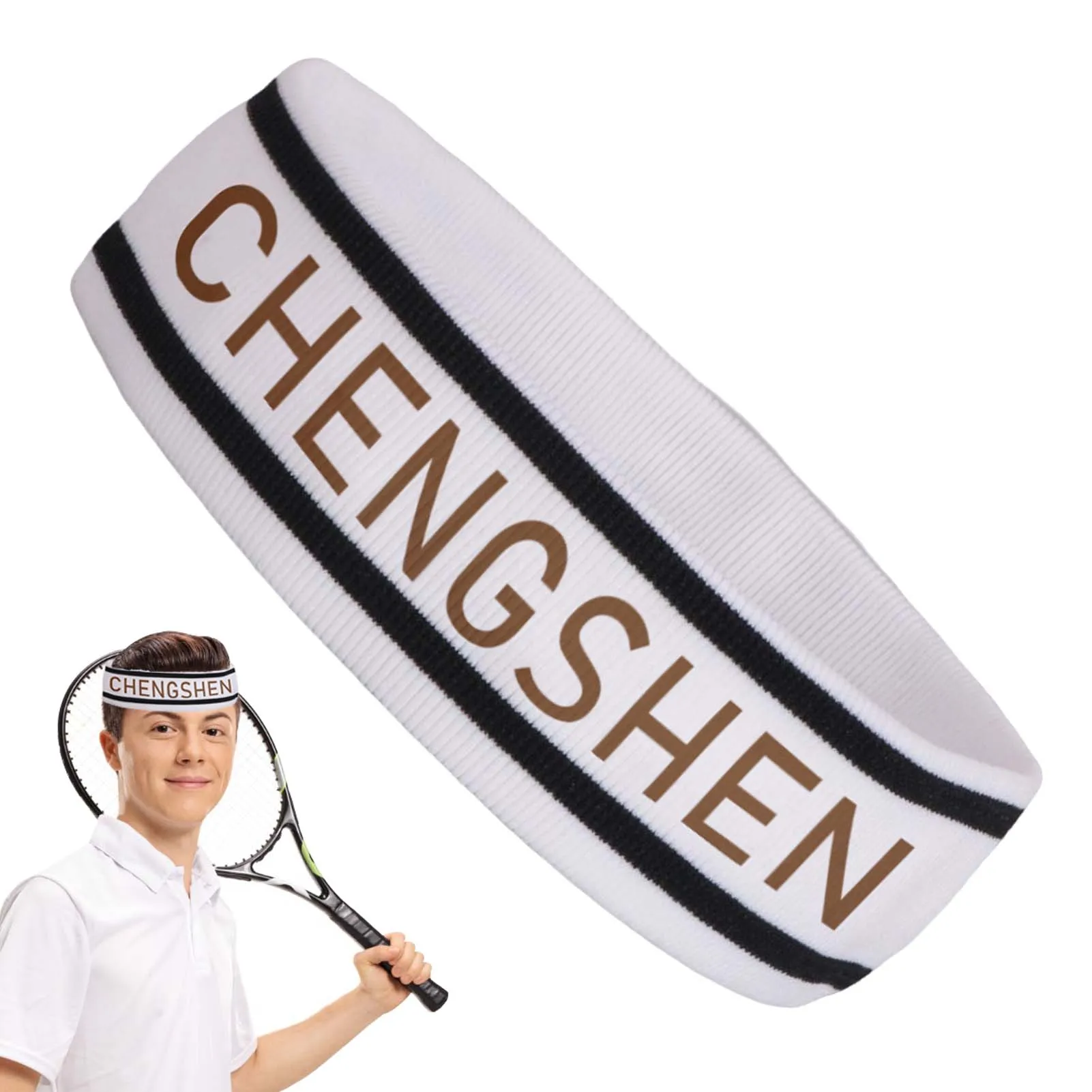 

Sport Headbands For Men Running Headband Sweatband Workout Sweatbands Adjustable Sports Headbands Moisture Wicking Headbands