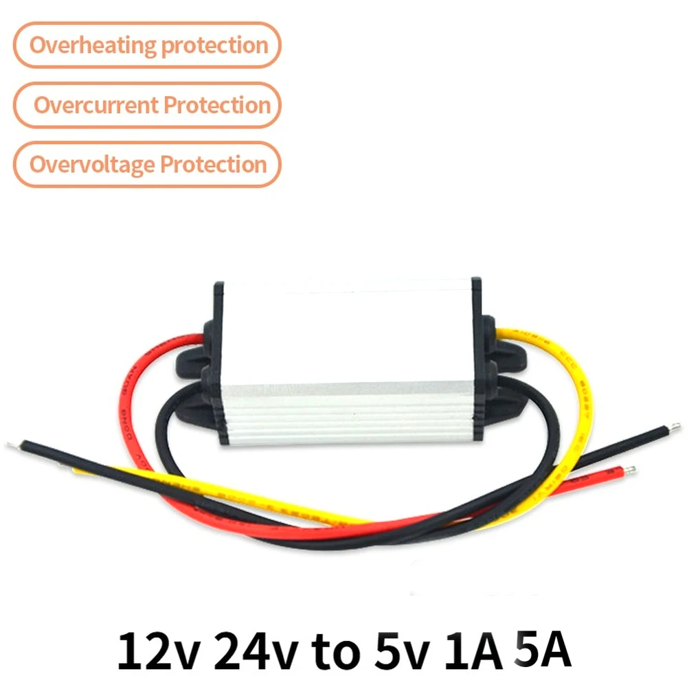 

12v 24v to 5v 5A DC-DC Converter 12v to 5v Buck Converter 25W DC-DC Converter