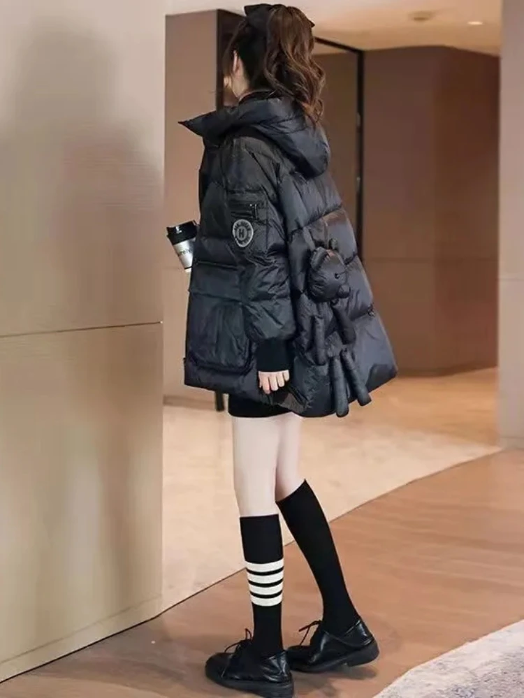 Winter Women's Cold Coat Parkas Super Hot Coats Jackets Hooded Down Cotton Padded Jacket Winter Clothing Fashion New