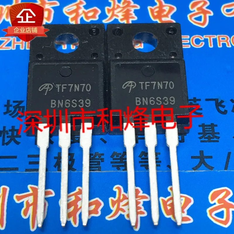 

5PCS-10PCS TF7N70 AOTF7N70 TO-220F 700V 7A New And Original On Stock