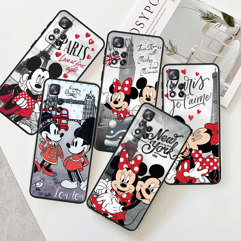 

Mickey Minne Have Fun Phone Case For Xiaomi Redmi Note 11E 11T 11S 10T 10S 9S 9T 8T 7 Pro Plus Lite Max Black Cover