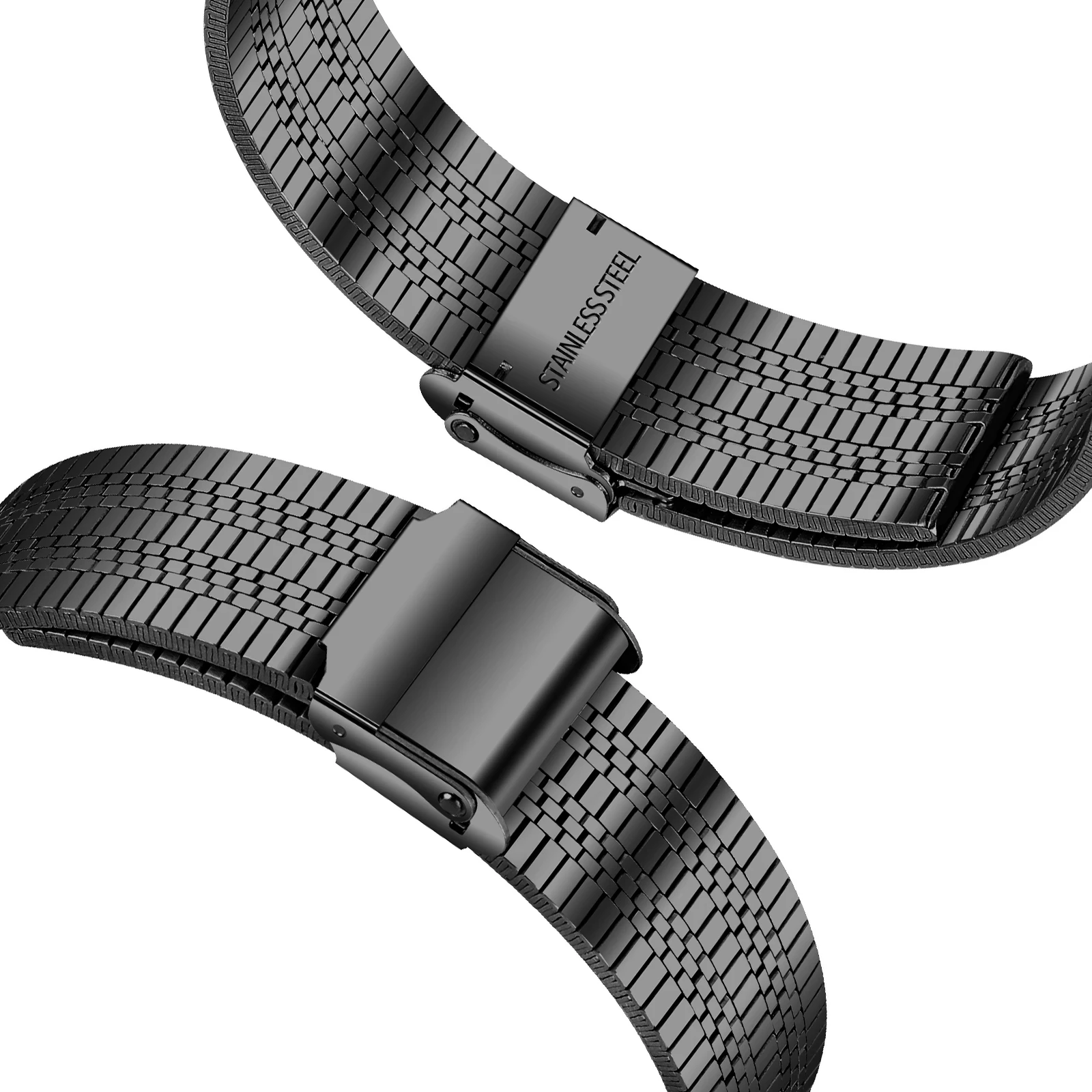 Ремешок металлический из нержавеющей стали для Amazfit GTR 4 / 3 Pro 2 2e браслет Mi Watch S1