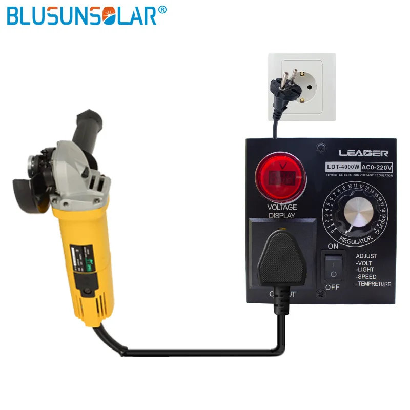 

Регулятор напряжения BLUSUNSOLAR SNT-4000W черный