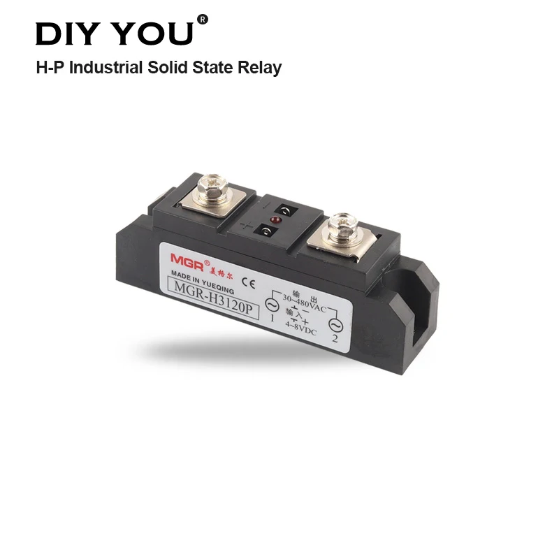 MGR 120A 150A 200A 300A 400A DA Industrial Solid State Relays SSR High Current Power 4-8V DC to 30-480V AC Solid State Relay