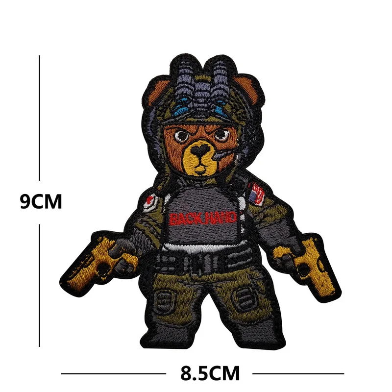 

Badges HOOK Embroidery Patches Fast Action Team Military Tactical Clothes Armbands Patch for Caps Backpacks
