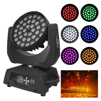 fast shipping 36 led focusing moving head dyeing lights 4 in 16 in 1 professional dmx 512 dj disco party stage lights
