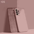 Оригинальный квадратный жидкий силиконовый чехол для Samsung Galaxy S21 S20 S10 S9 Ultra Plus FE A72 A71 A70 A52 A51 A50 A42 A32 4G