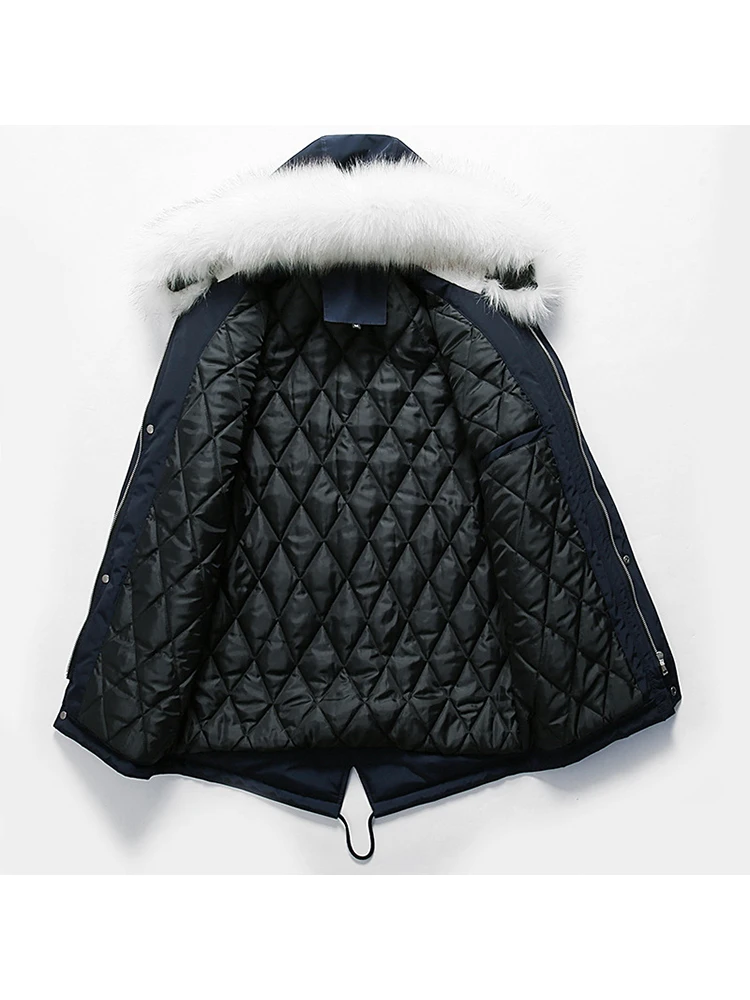 New 2022 Men Winter Thick  Parkas Outwear Fur Collar Fashion Thicken Warm Jackets Casual High Quality Large Size 4XL Male Coat