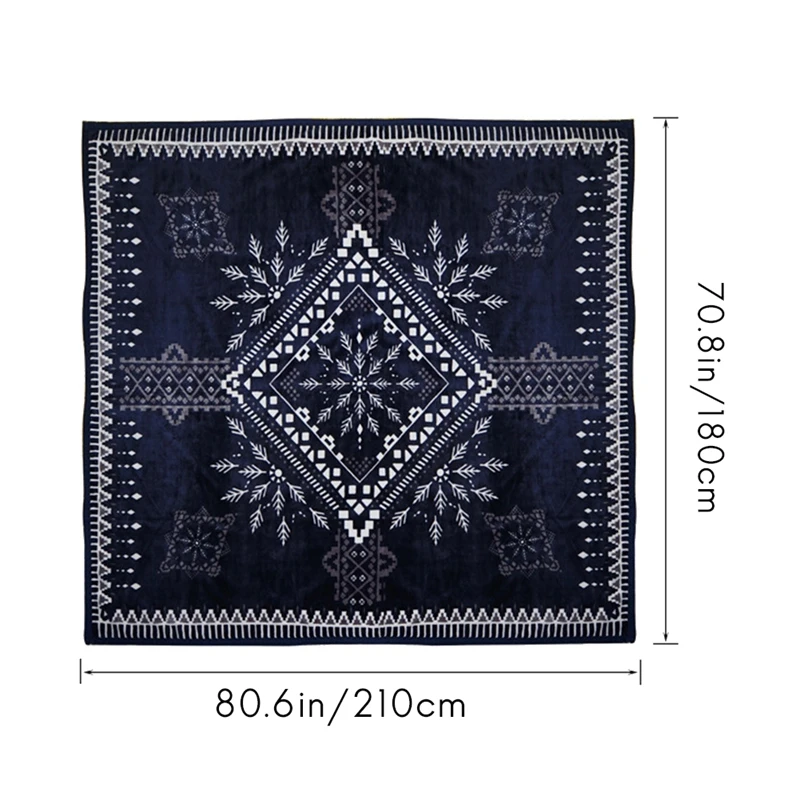 Одеяло для пикника Холщовый портативный коврик ультралегкое пляжное одеяло