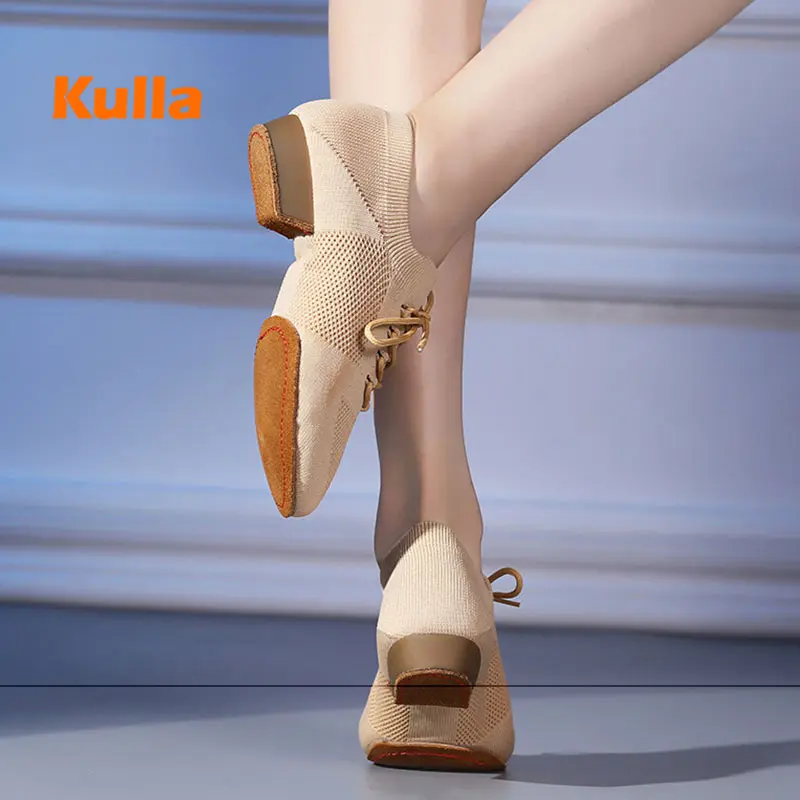 Women Men Ballet Jazz Dance Shoes Salsa Dancing Shoes Mesh Ballroom Adult Female Modern Child Medium Heel Woman's Dance Sneakers