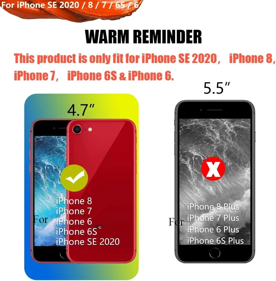Чехол для iPhone SE 2/SE 3/8/7/6S/6 перезаряжаемый портативный аккумулятор зарядная крышка