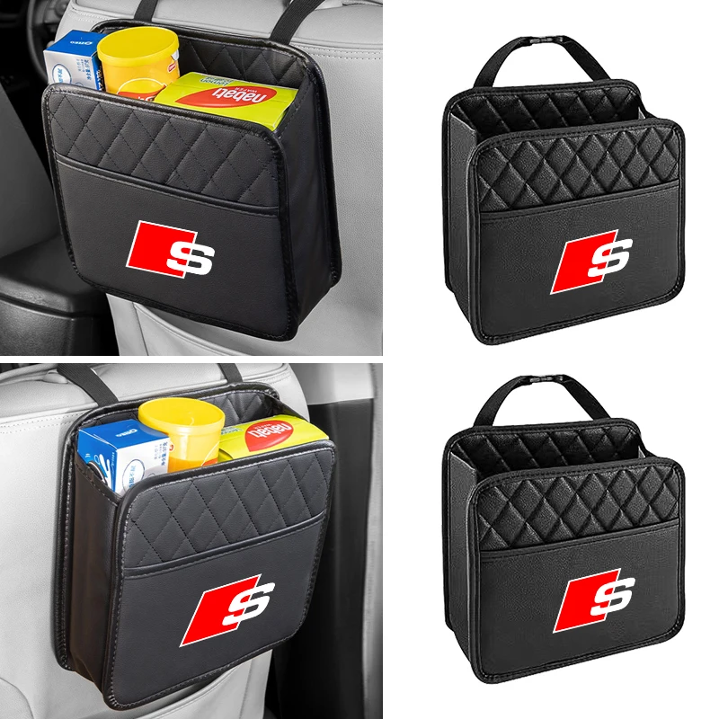 Сумка-органайзер на спинку автомобиля для Audi S1 S3 S4 S5 S6 S7 RS3 RS4 RS5 RS6 Q5 Q7 Q3 A3 A4 A6 A5 A1 A7 A8 Q2