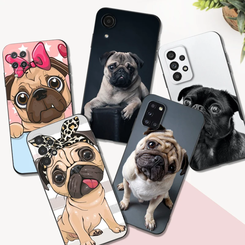 Черный чехол из ТПУ для Samsung galaxy S22 S20 S21 FE PLUS ultra + S10 E lite задняя крышка с милыми