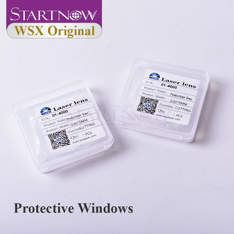 Оригинальный защитный объектив Startnow 20x2 мм 4 кВт 1064 нм лазерный Windows 30x5 для