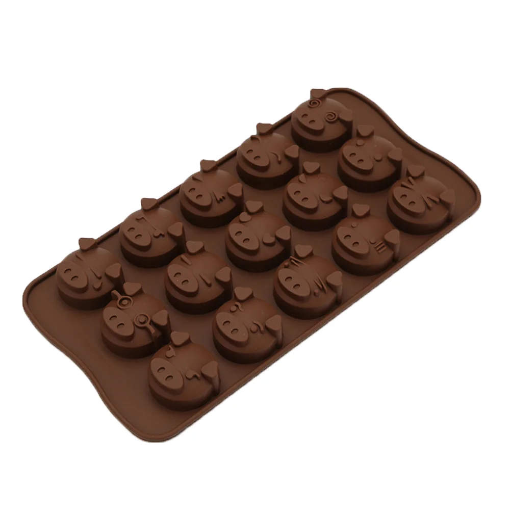 

Silicone Baking Molds Piggy Silicone Molds Chocolate Lollipop Molds Candy Mould Silicone Biscuit Kitchen accessories