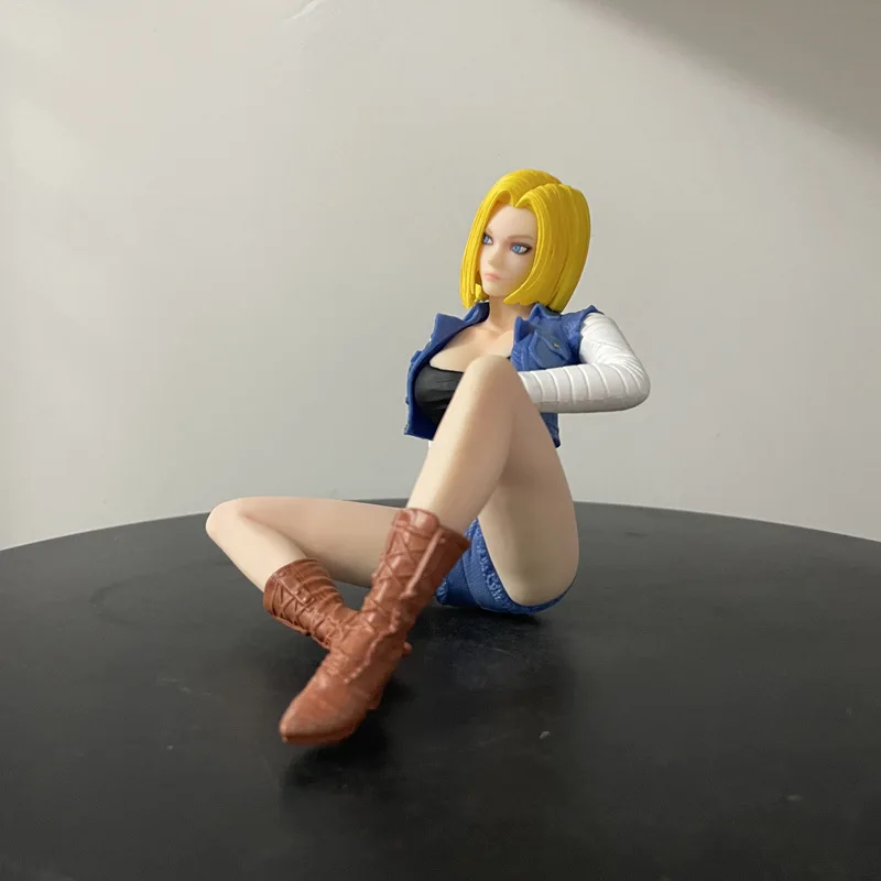 Android 18 лазурь Драконий жемчуг Gk Женская экшн-фигурка настольная Коллекционная
