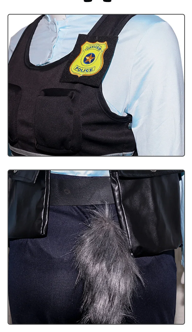 Рубашка Джудит жилет топ и брюки комплект аниме карнавальный костюм на Хэллоуин