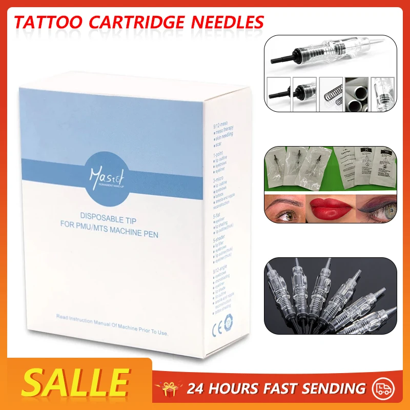 Tattoo Microblade Cartridge Needle 1R 3R 5R 5F For PMU Machine Permanent Eyebrow Lip Makeup Cosmetic Beauty Health Supplies