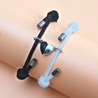 Магнитный браслет для влюбленных, браслет для пар, регулируемый веревочный неограниченный браслет для влюбленных, хороший черный и белый подарок