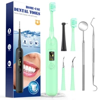 electric dental scaler led display 5 mode high frnquency vibration oral tartar smoke stain remove teeth whitening dental tool
