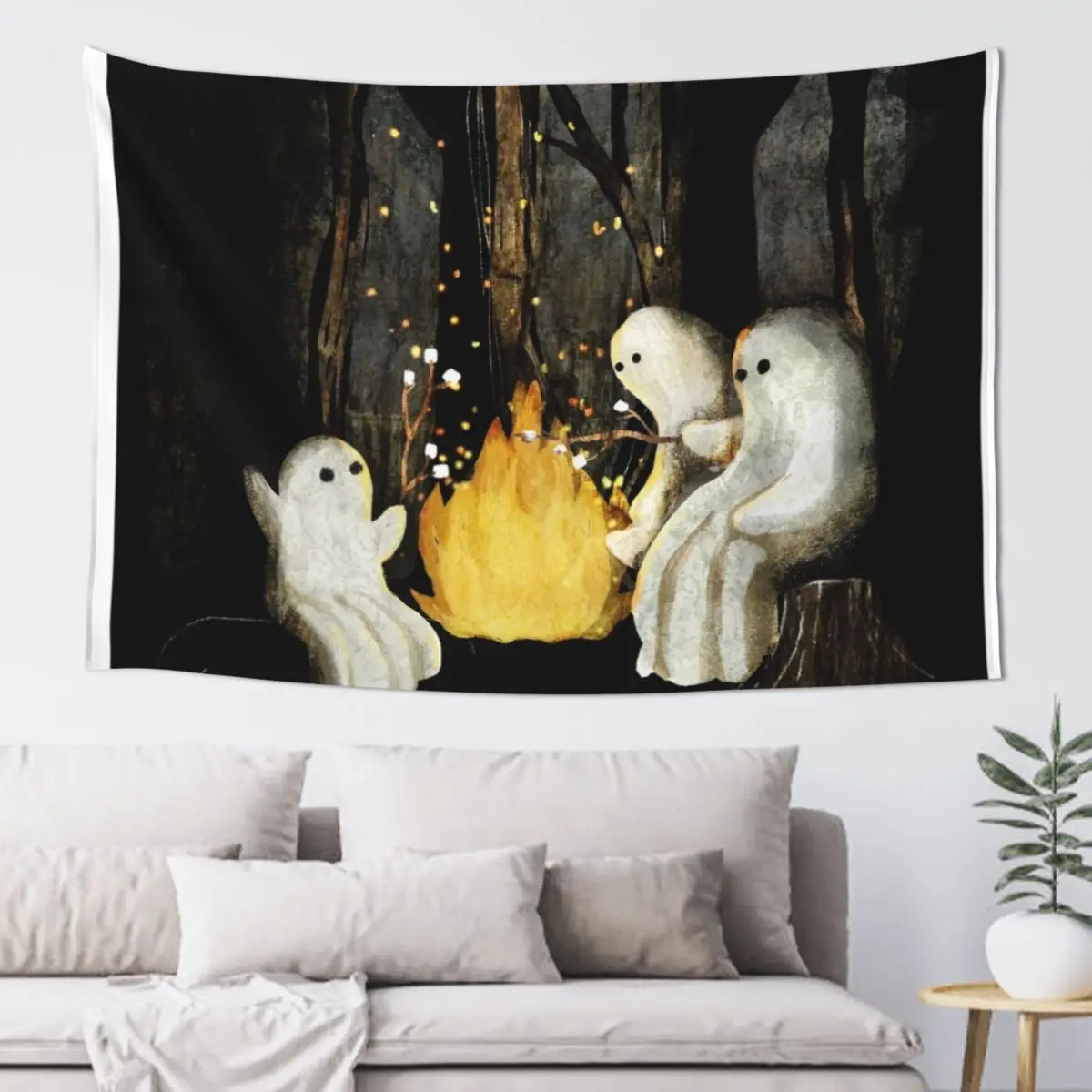 Зефир и истории призраков гобелен на стене аксессуары для домашнего декора