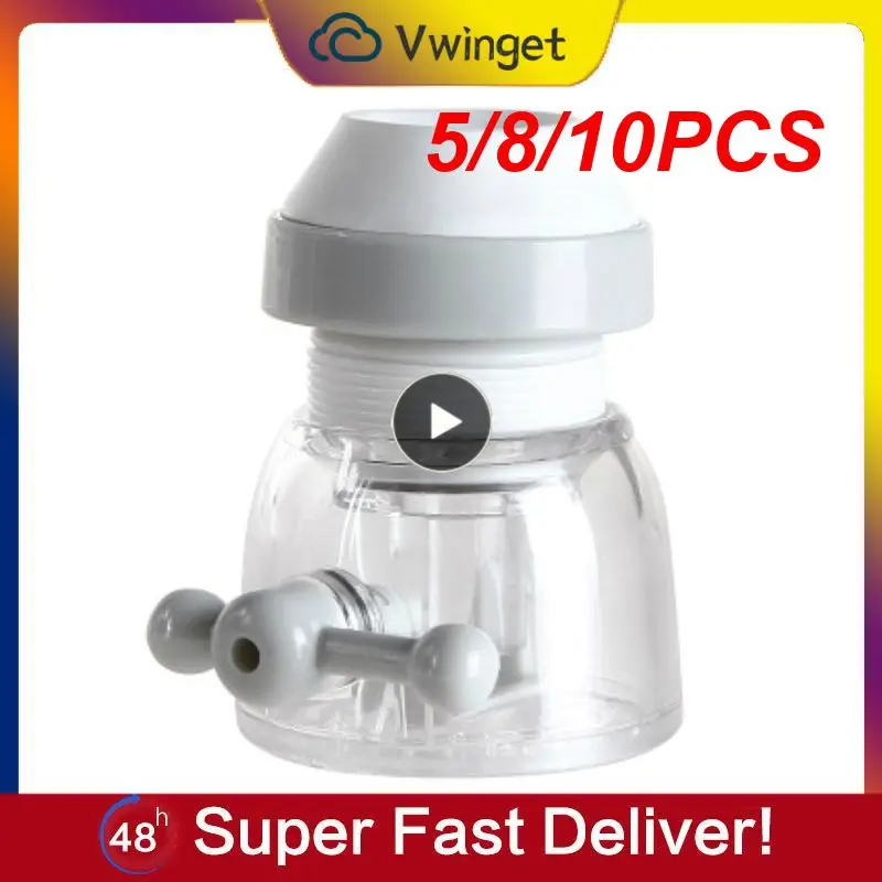 

5/8/10PCS 2 Modes Faucet Head Flexible Tap Head Shower Diffuser Rotatable Nozzle Splash Proof Booster Faucet Kitchen Accessories