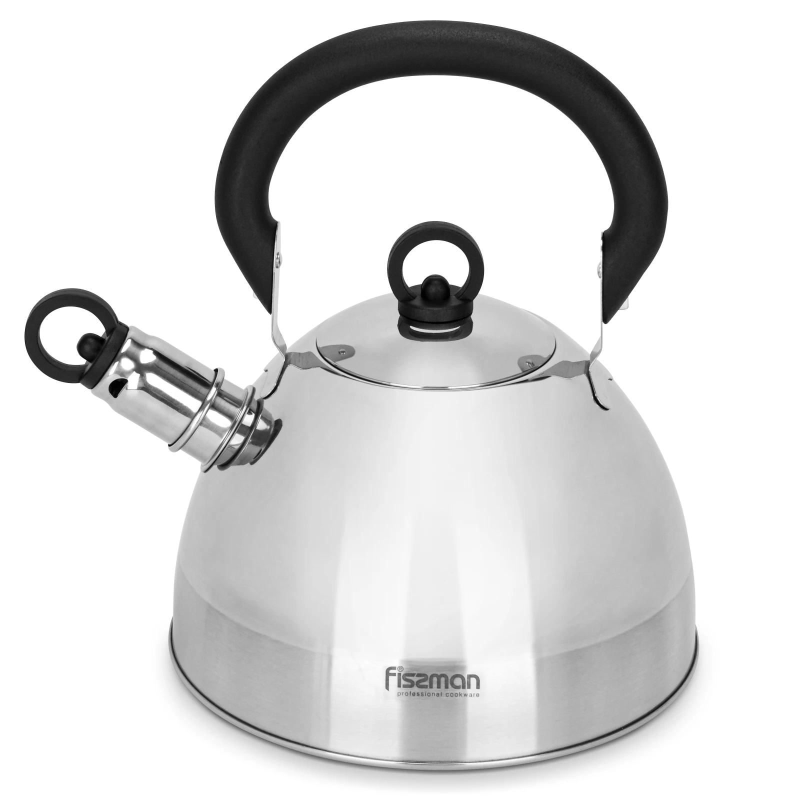 

FISSMAN 1.8L Whistling Kettle Stainless Steel Coffee Teapot For Tea Boil Water Gas Stoves Induction Cooker