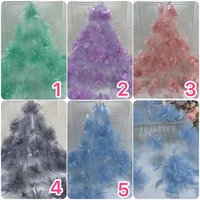 dreamy style 3d flowers african appliqued net tulle lace fabric 5yards the latest french lace in 2022 for bridal dress