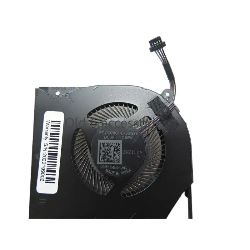 WYORESY ВЕНТИЛЯТОР для ноутбука Tongfang GK7CN6S GK7CP7S THER7GK7C6-1412 EG75070S1-C460-S99 4-контактный