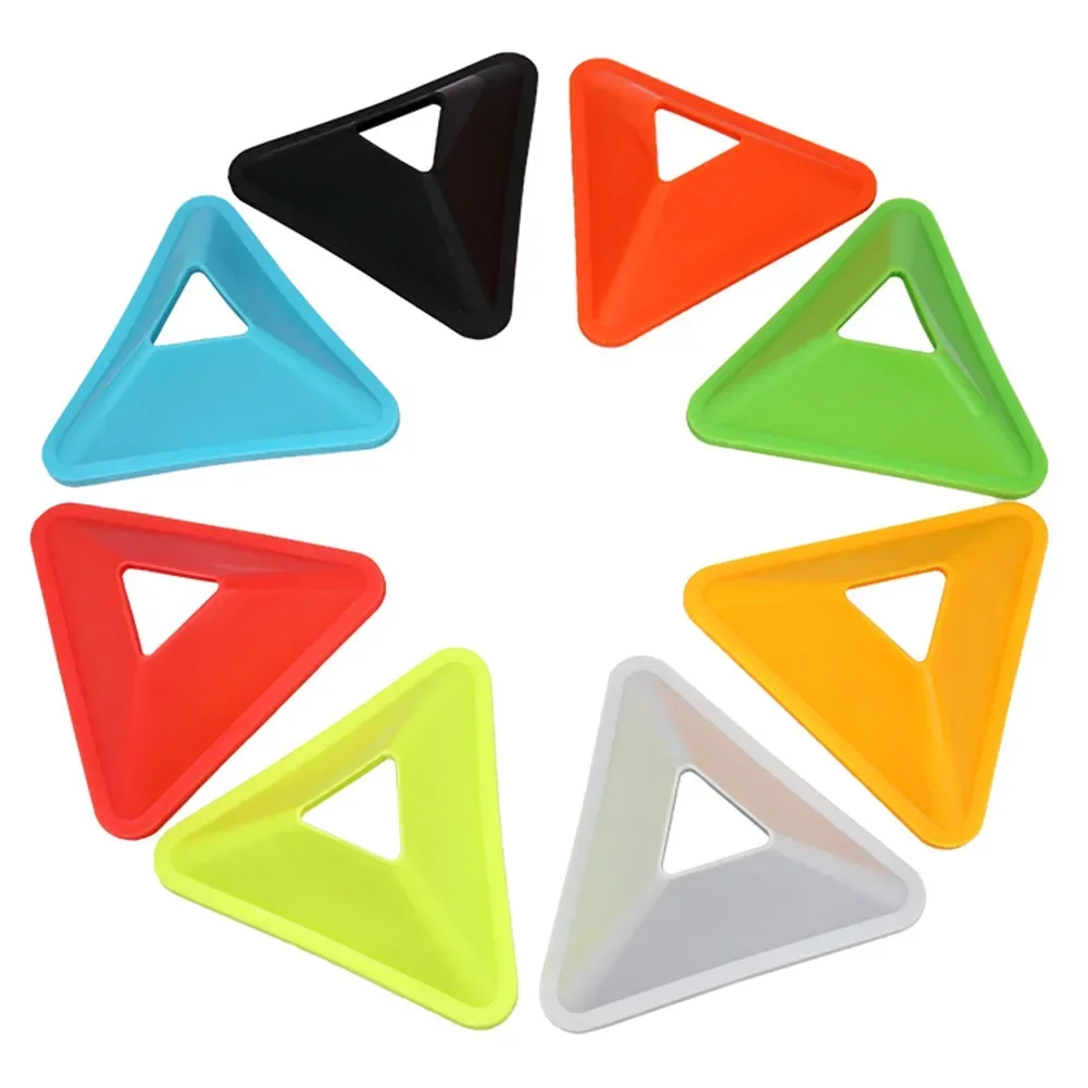 

Sale Football Equipment Training Training Football Multi Triangle Sport Space Cones Marker 10pcs Discs Saucer Hot Training