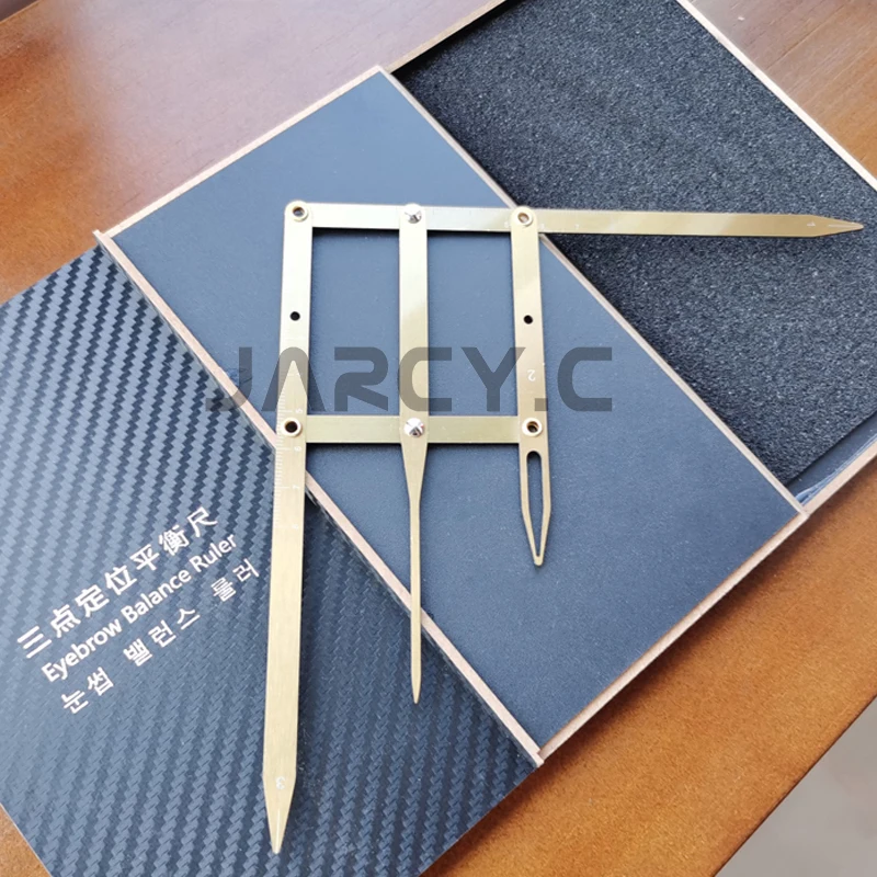 

Microblading Ruler Stainless Steel Golden Ratio CALIPERS Permanent Makeup Measure Tool Mean Golden Eyebrow Divider Measure Tool