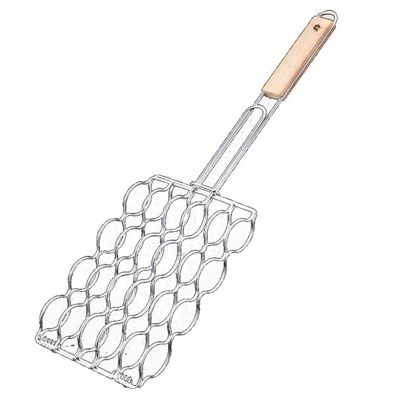 

2 шт., складной гриль для приготовления колбасы, из нержавеющей стали