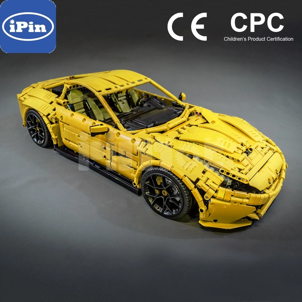 

Игрушка-конструктор ipin, moc-41271, F12, спортивный автомобиль на дистанционном управлении