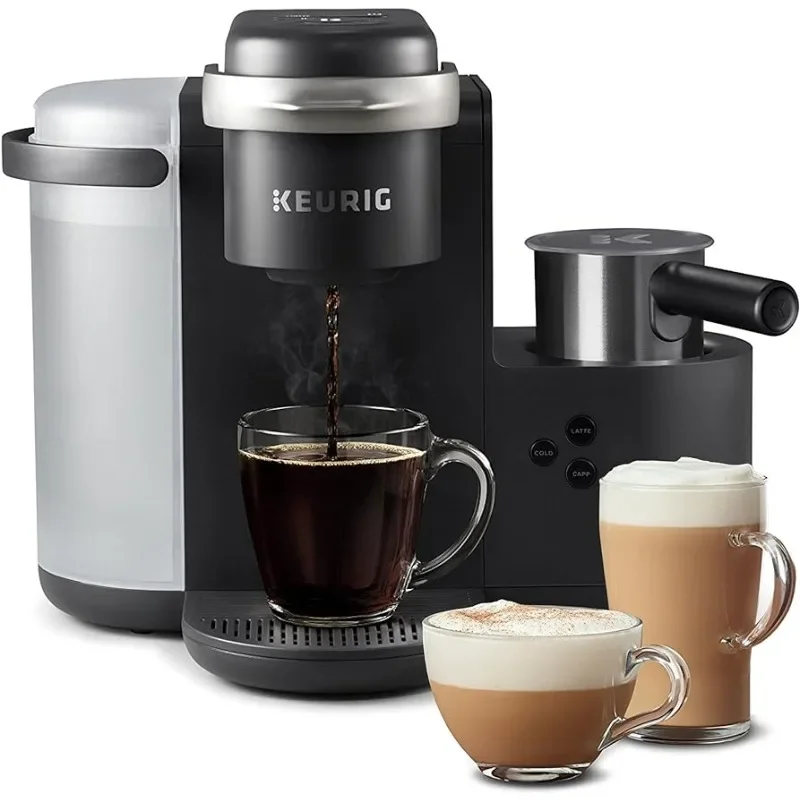 

Кофеварка Keurig K-Cafe K-Cup для приготовления кофе, латте и капучино, темный уголь