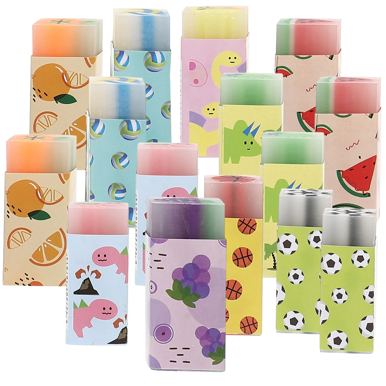 

Erasers Eraserkids School Rubber Toysdecorative Animal Supplies Bulk Party Fruitnovelty Student Funny Puzzle Portablecartoon