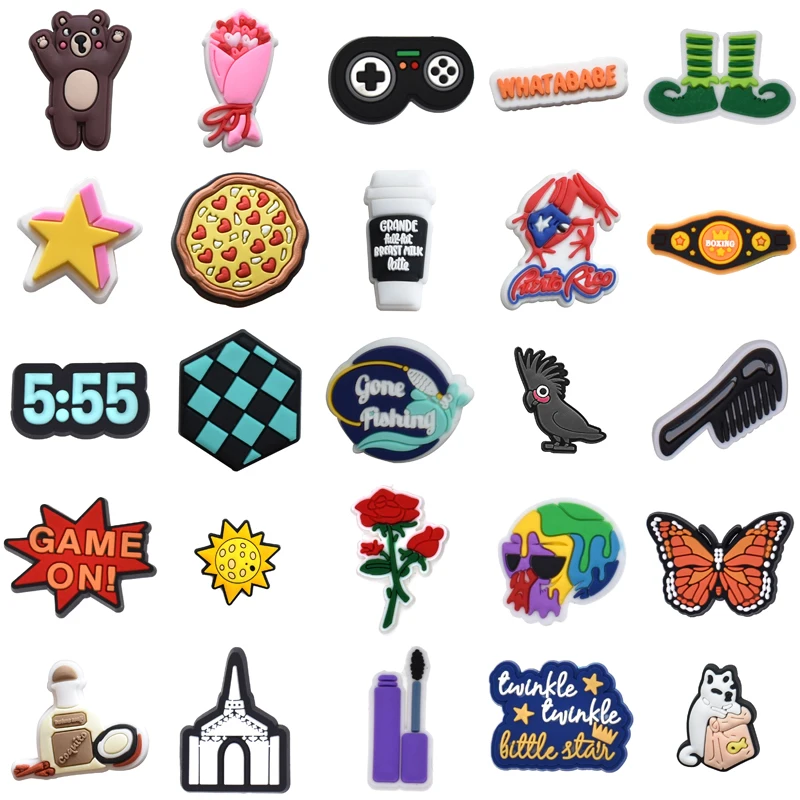 

Women Charm Wholesale Bulk Decorations for Crocs Gifts Kids Set Jeans Boy Shoe Charms Shoes Accessories Para Pins Men Packs Girl
